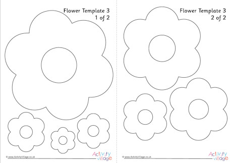 Flower template 3