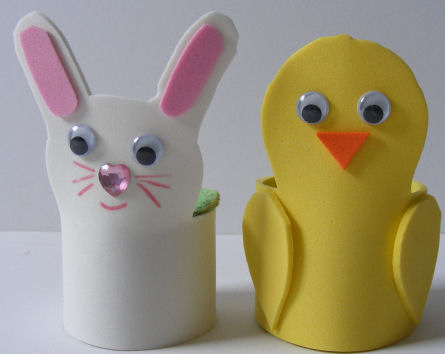 Foam Egg Cups - Kids Easter Craft Foam Egg Cups - Kids Easter Craft