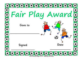 Football Certificates