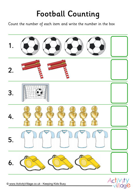 Footbal counting 2