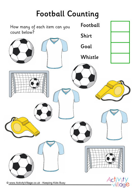 Footbal counting 3