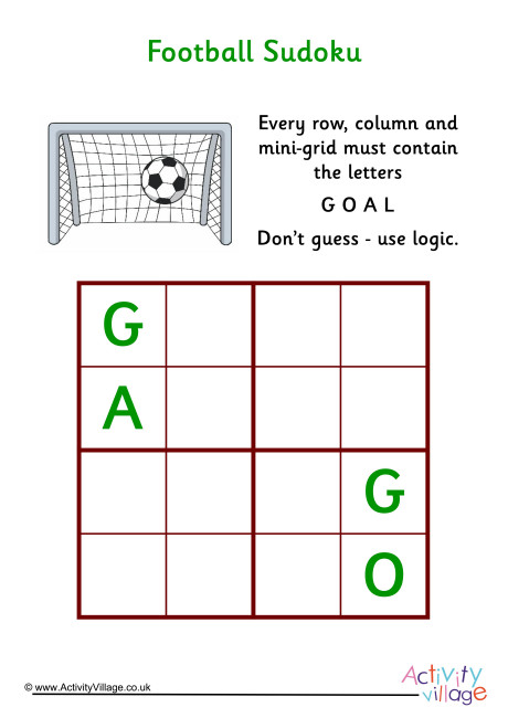 Football sudoku easy