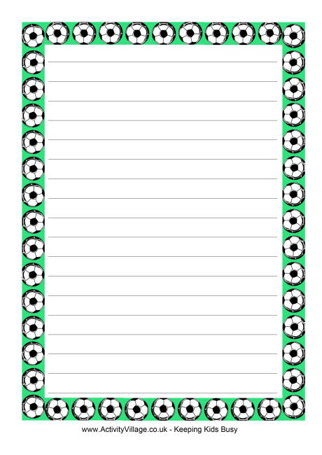 Football activity printable Football activity printable image