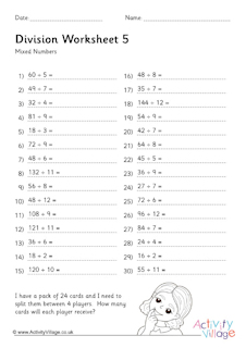 Drill Worksheets