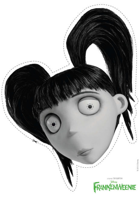 Frankenweenie girl mask 1