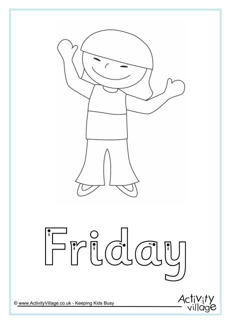Friday finger tracing