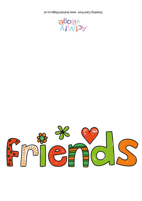Friends Card