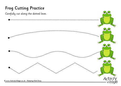 Frog cutting practice