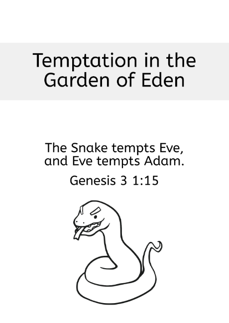 Garden of Eden story booklet Garden of Eden story booklet
