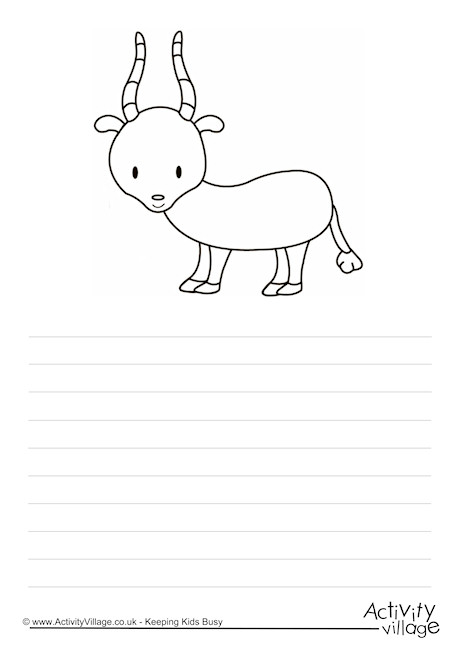 Gazelle Story Paper