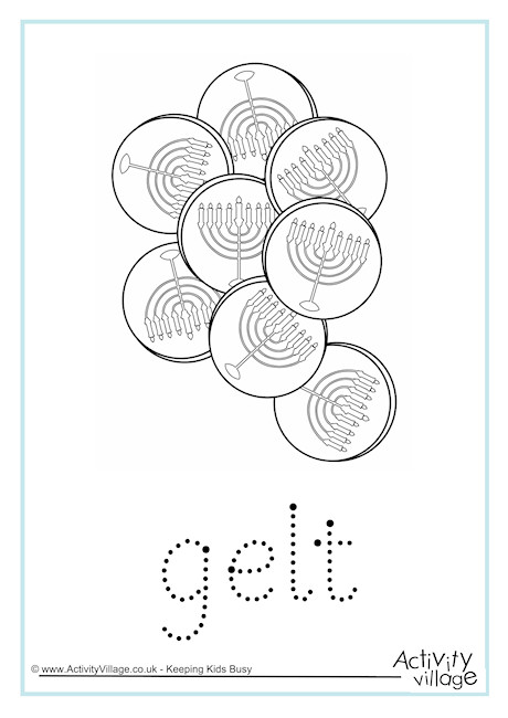 Gelt Word Tracing