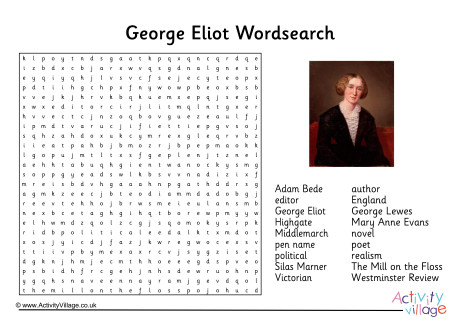 George Eliot word search