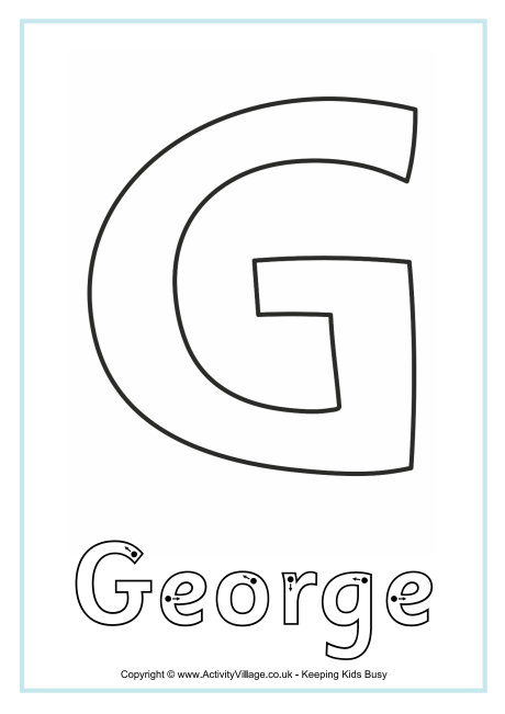 George finger tracing