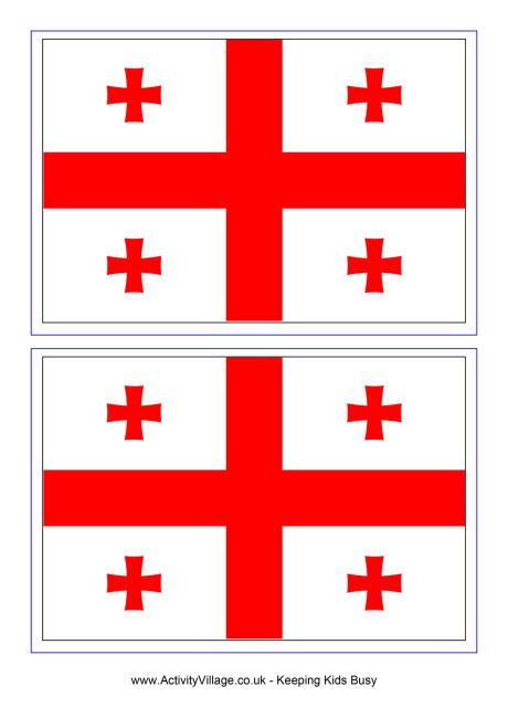 Georgia flag printable