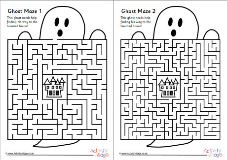 Ghost Mazes Pack of 3