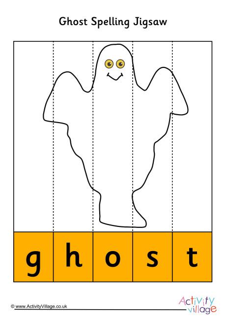 Ghost Spelling Jigsaw