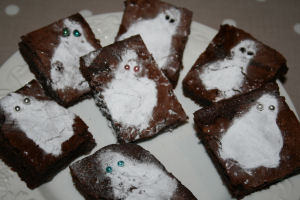 Ghostly Brownies