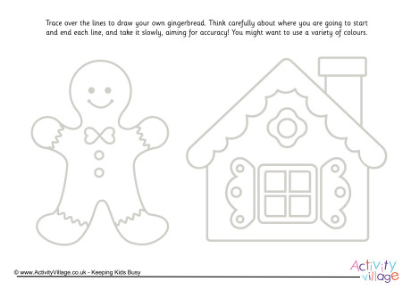 Gingerbread pencil control Gingerbread pencil control