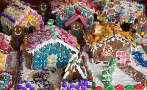 Gingerbread village