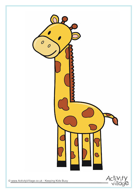 Giraffe Poster