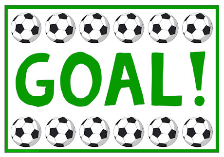 Goal sign