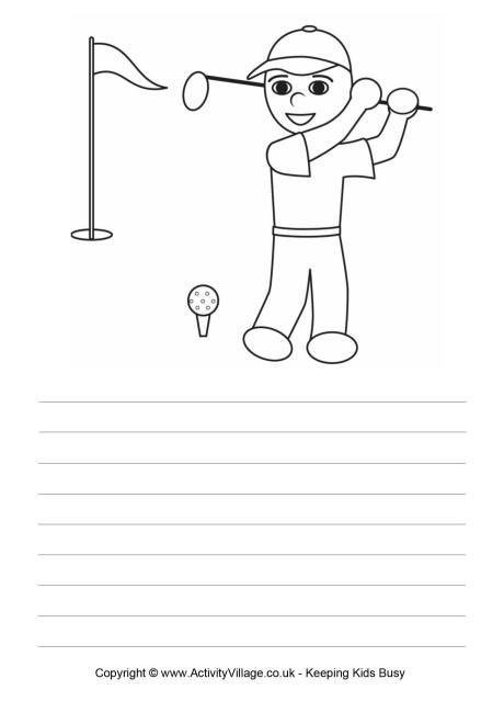 Golf story paper