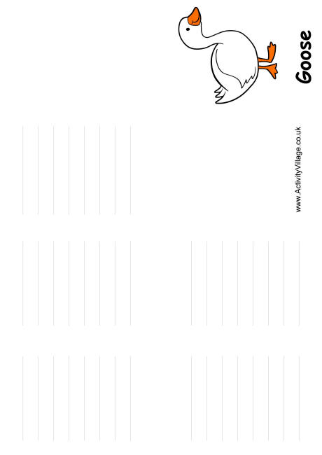 Goose booklet Goose booklet