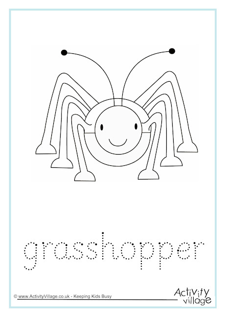 Grasshopper Word Tracing