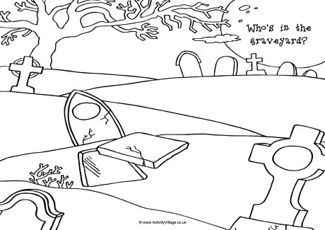 Graveyard Doodle Page