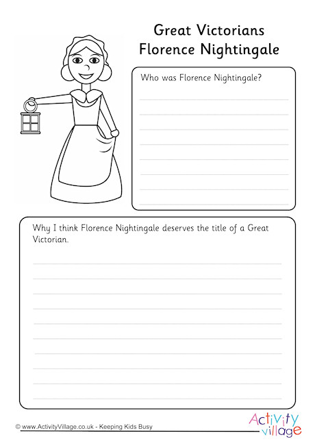 Great Victorians Florence Nightingale Worksheet Great Victorians Florence Nightingale Worksheet