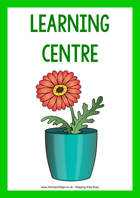 Greenfingers Garden Centre learning centre poster Greenfingers Garden Centre learning centre poster