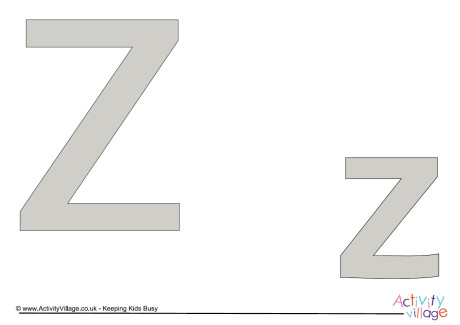 Grey display letters