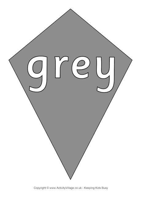Grey kite poster