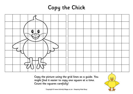 Grid copy chick