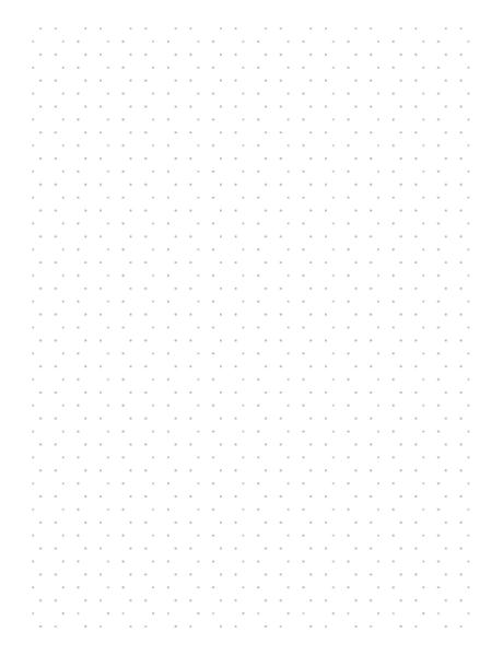 Grid paper hexagonal dots