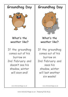 Groundhog Day Printables