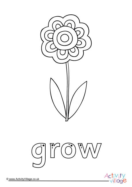 Grow Finger Tracing Grow Finger Tracing