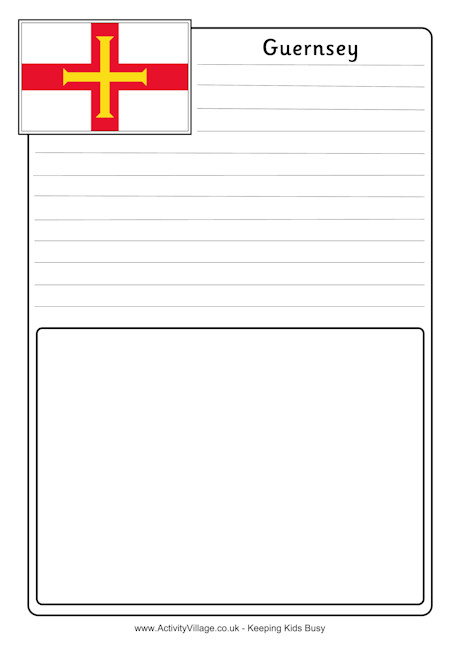 Guernsey notebooking page