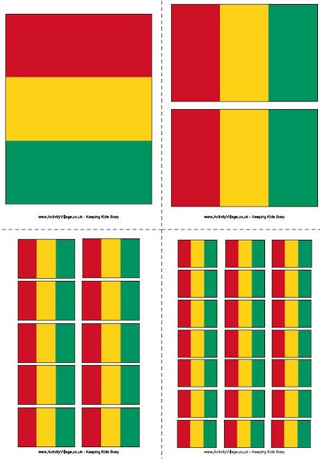 Guinea Flag Printable