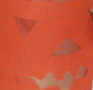 Halloween candle jars - jack o lantern