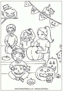 Halloween Colouring Pages