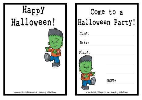 Halloween invitation 3 Halloween invitation 3