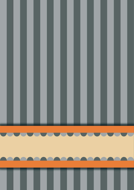 Halloween scrapbook paper banner