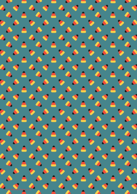 Halloween Scrapbook Paper Candy Corn 2