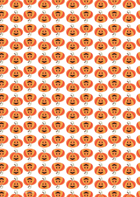 Halloween Scrapbook Paper Pumpkins 2