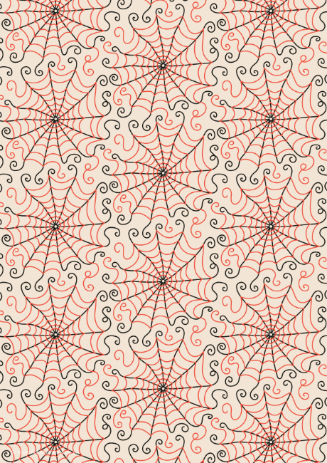 Halloween Scrapbook Paper Web