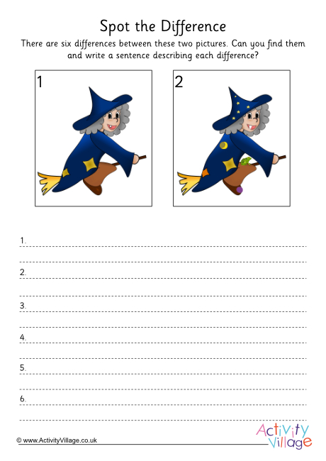 Halloween Spot The Difference 2