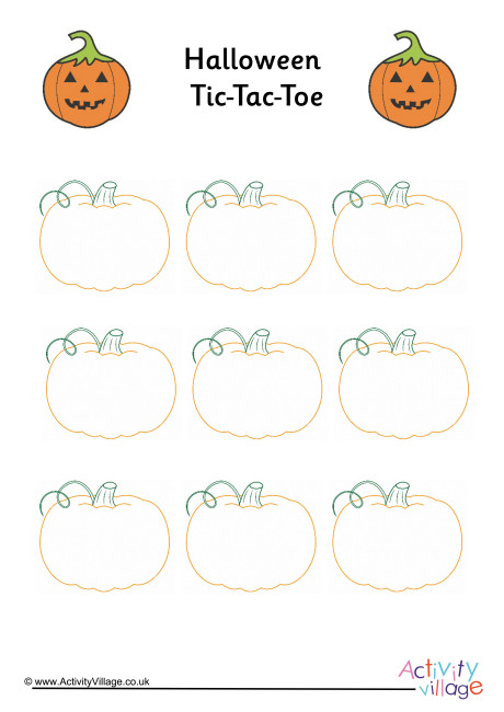 Halloween Tic Tac Toe