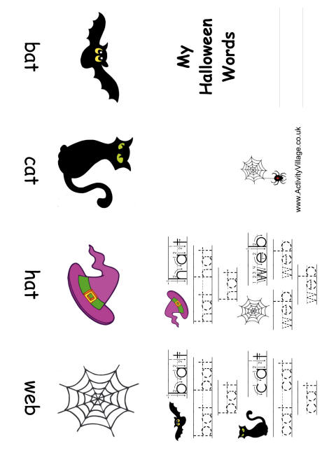 Halloween word booklet 1 Halloween word booklet 1
