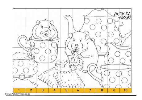 Hamster Counting Jigsaw